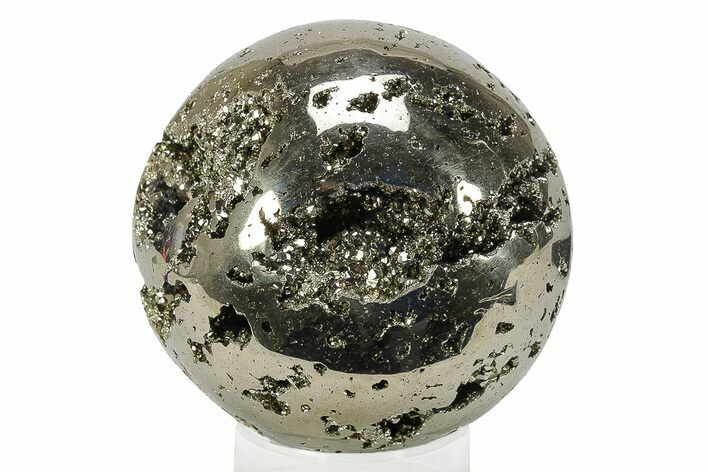 Polished Pyrite Sphere - Peru #231660